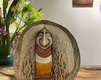 M●希少70s　ヴィンテージクリスタル　Mats Jonasson　ヘラジカ M○希少70s ヴィンテージクリスタル Mats Jonasson ヘラジカ M○希少