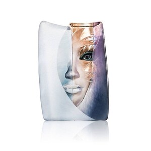 Crystal Masq Afrodite Limited Ed. by Mat Jonasson Art Glass Maleras Sweden