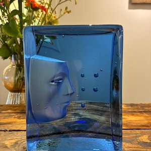 Kosta Boda &#39;Azur Look&#39; Glass Sculpture by Bertil Vallien, Sweden