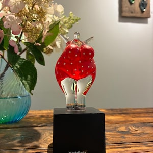 Kosta Boda – Limited Edition Crystal Art Sculpture -Art glass by Kjell Engman Sweden