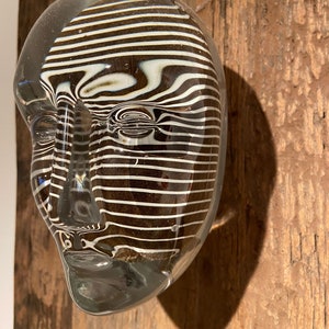 Kosta Boda Wall Art sculpture &#39;Look&#39; by Bertil Vallien, Kosta Boda Art glass, Sweden