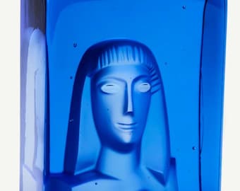 Kosta Boda 'She' Sculpture – Bertil Vallien Art Glass, Limited Edition