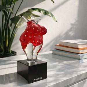 Kosta Boda – 限定版クリスタルアート彫刻 – Kunstglas van Kjell Engman、ズヴェーデン