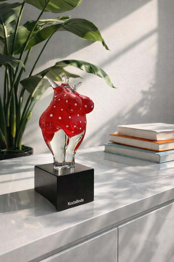 Kosta Boda – 限定版クリスタルアート彫刻 – Kunstglas van Kjell
