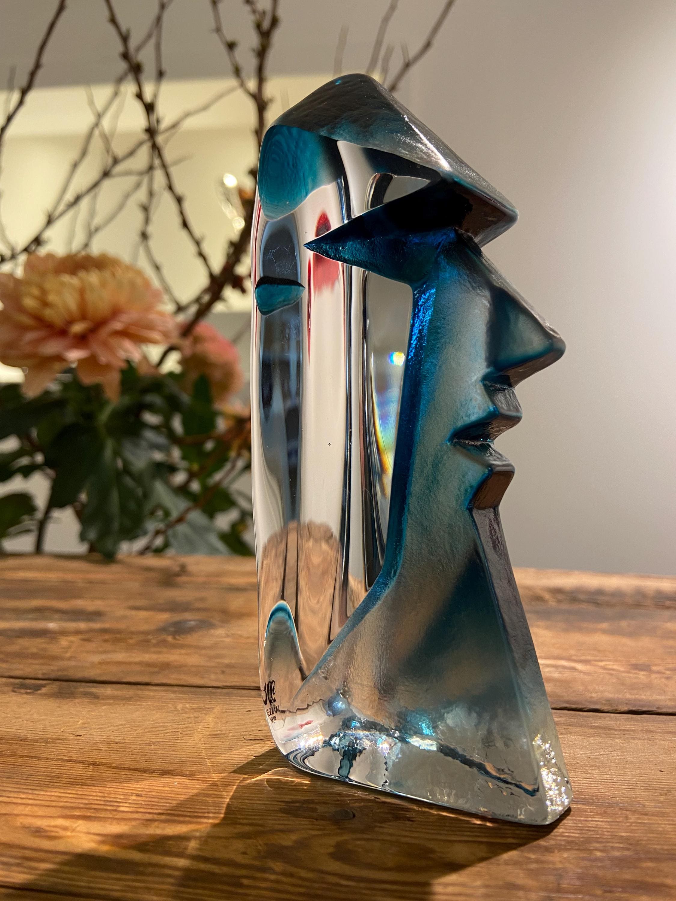 Mats Jonasson Glass Viking Ship - Etsy