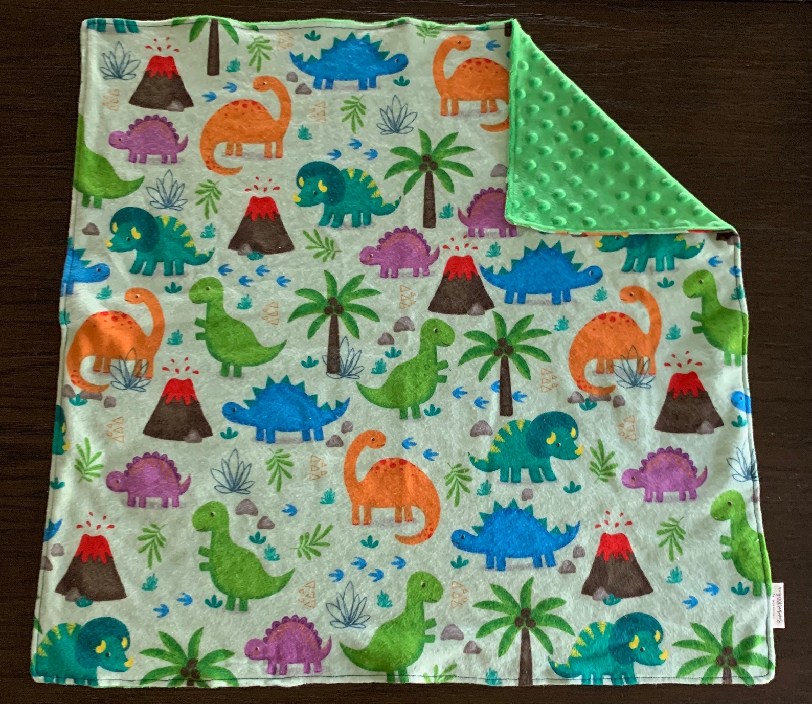 Dinomite Gift Set Baby Blanket Baby Lovey Bandana Bib & Etsy