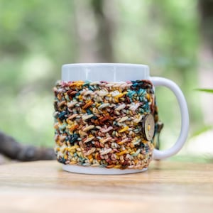Farmhouse Mug Cozy Pattern | Crochet Pattern | Mug Wrap Design | Crochet Mug Warmer Instructions