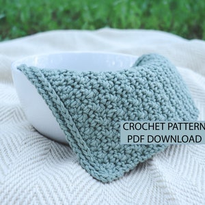 Blossom Washcloth Pattern | Crochet Washcloth Pattern | Kitchen Crochet Design | Bath Crochet | Easy Crochet Gift Pattern