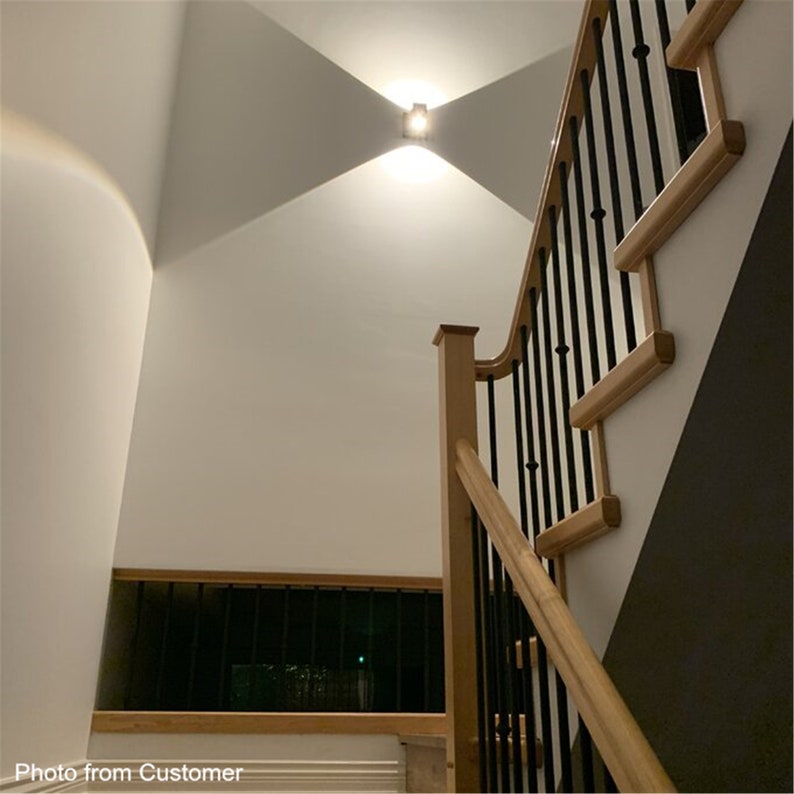 LED Dimmable Wall Sconce Lighting up Down Indoor Aluminum - Etsy