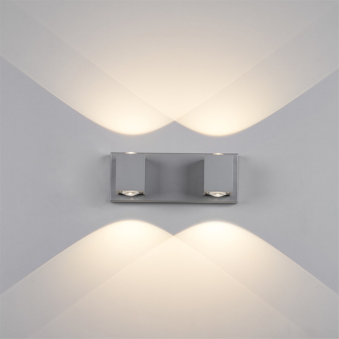 2light LED Dimmable Wall Lamp up and Down Wall Sconce Etsy