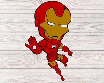 Iron Man SVG: Avengers Superhero Clipart (Digital Download)