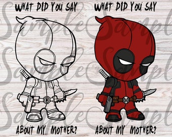 Download Baby Deadpool Svg