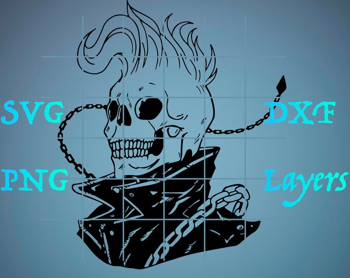 Vectorized Ghost Rider This item is unavailable - Etsy