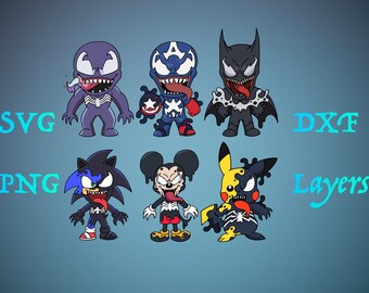 Venom Pikachu Etsy Mexico