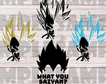 Saiyan Svg Etsy