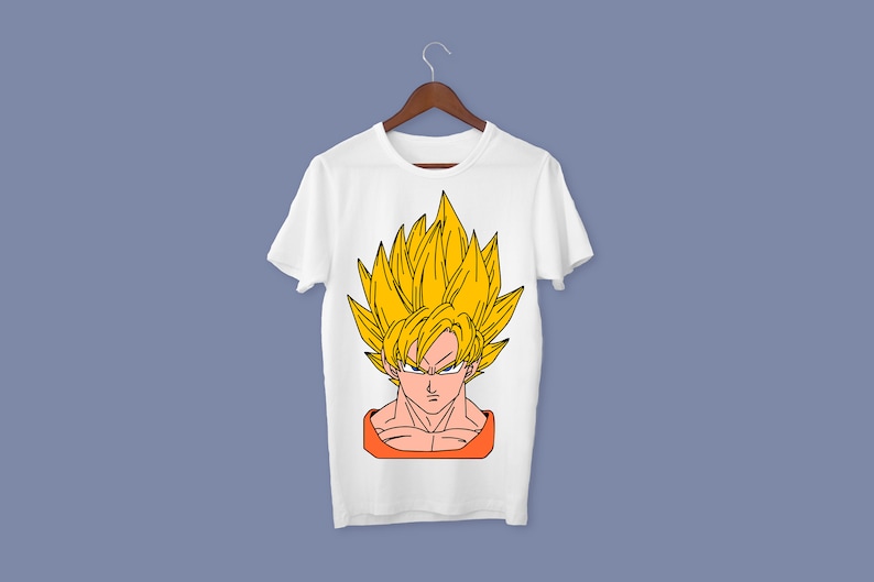 Download Dragon ball Z svg svg files for cricut Super Saiyan svg | Etsy