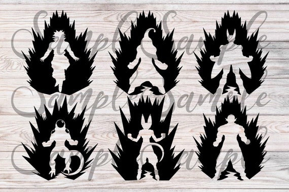 Download Dragon Ball Z Dragon Ball Dragon Ball Z Svg Goku Svg Goku Etsy