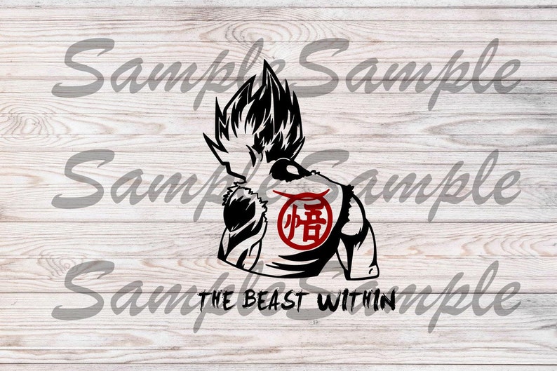 Download Dragon Ball Z Svg Dragon Ball Z Super Saiyan Svg Goku Svg Etsy