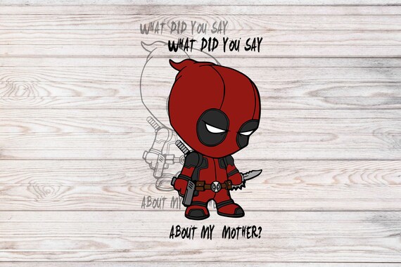 Download Little Deadpool Svg Baby Deadpool Svg Little Deadpool Etsy