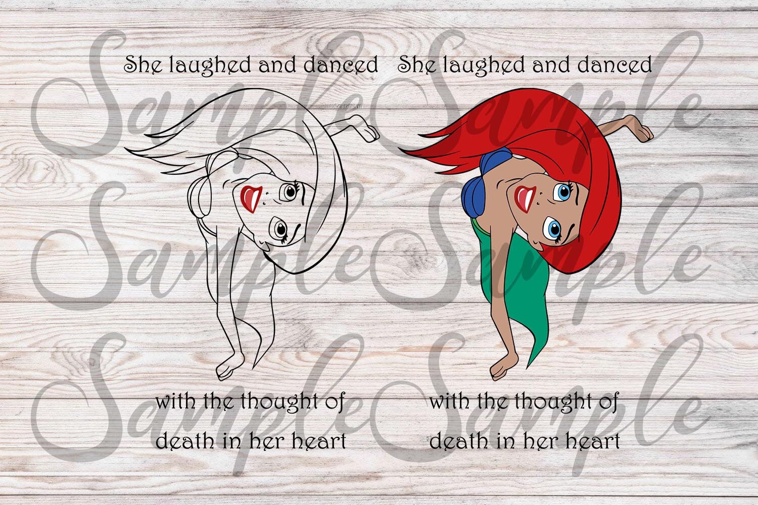 Free Free 127 Little Mermaid Svg Etsy SVG PNG EPS DXF File