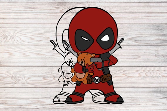 Deadpool Deadpool Svg Little Deadpool Svg Baby Deadpool - Etsy