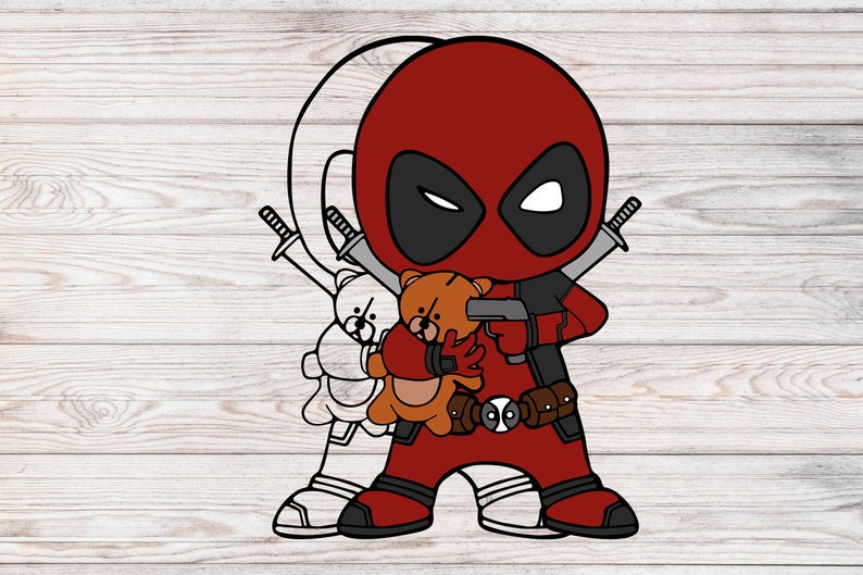 Download Little deadpool svg baby deadpool svg svg files for cricut | Etsy