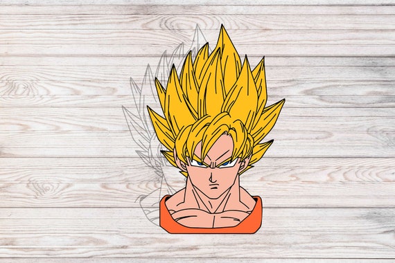 Download Dragon Ball Z Svg Dragon Ball Z Super Saiyan Svg Goku Svg Etsy