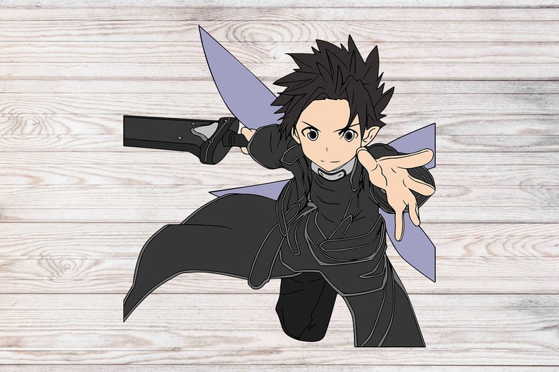 Download Sword Art Online Kirito and Asuna svg svg files for cricut ...