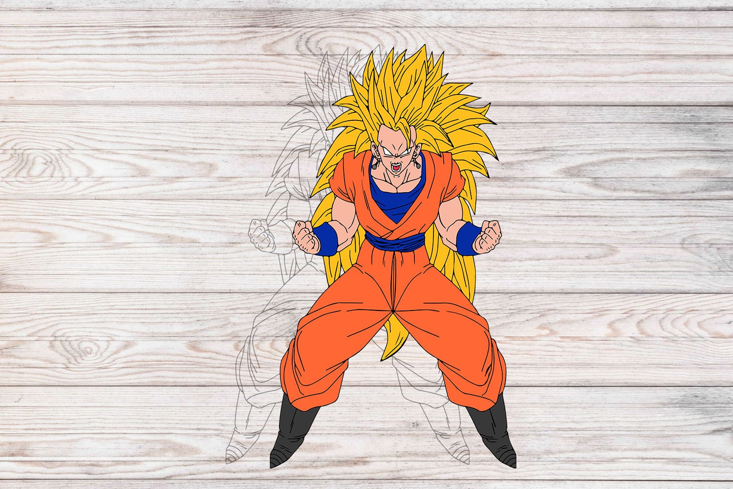 Free Free Goku Layered Svg 318 SVG PNG EPS DXF File