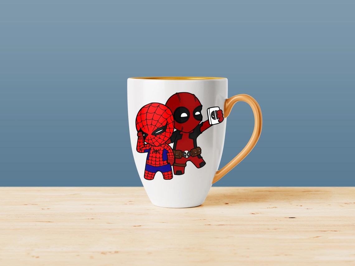Download Little Spiderman Deadpool Selfie svg Spiderman svg Baby | Etsy