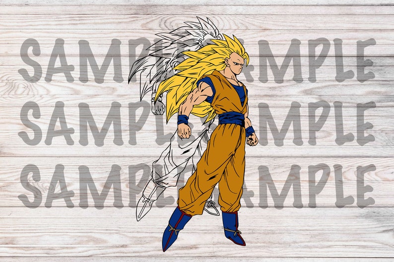 Download Dragon ball svg svg files for cricut Super Saiyan svg Goku ...