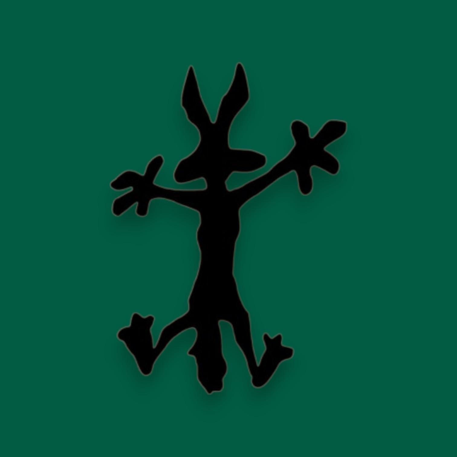 Coyote Splat Decal, Car Dent Decal for Car, Coyote Crash for Truck