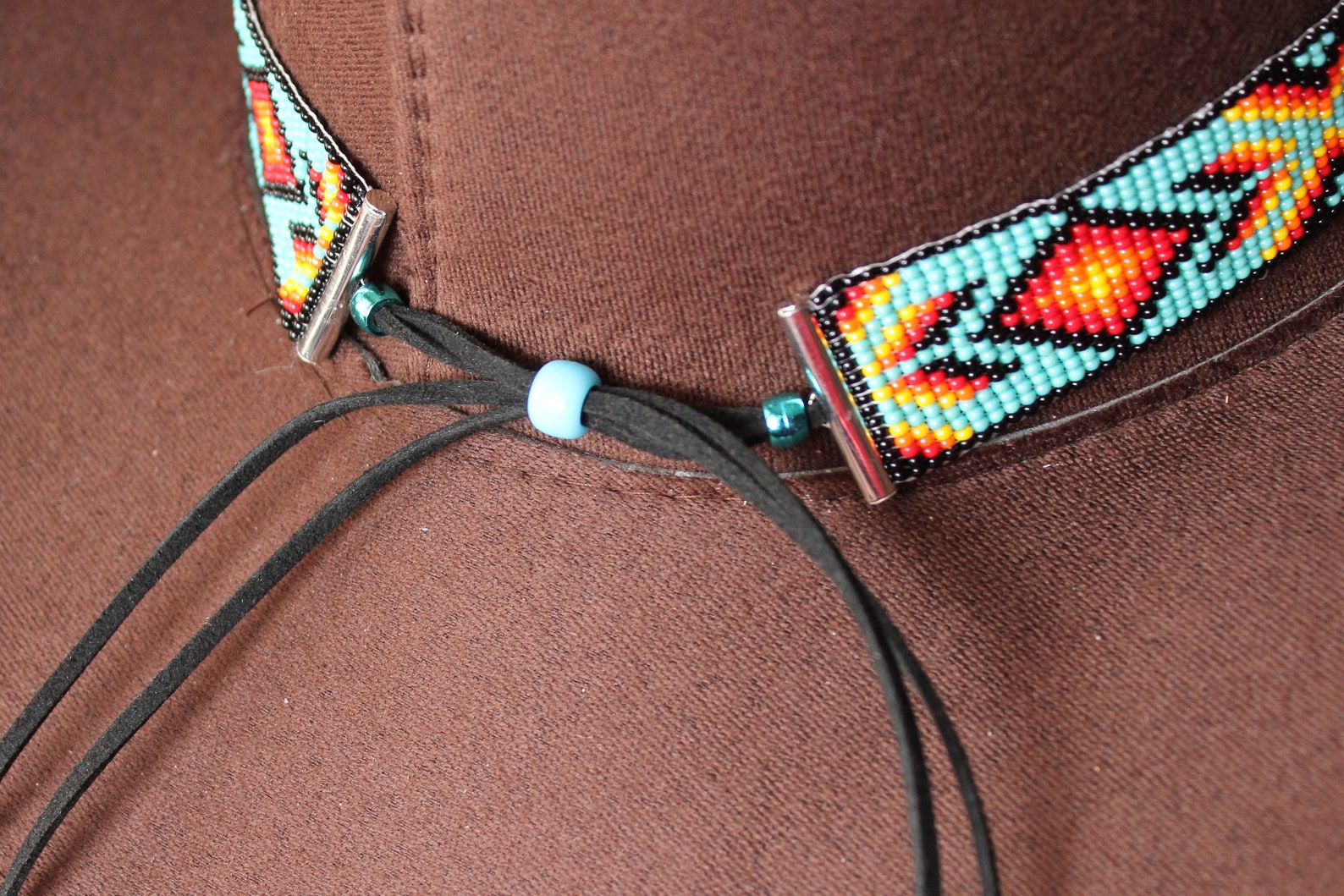 Loom Beaded Hat Band Etsy