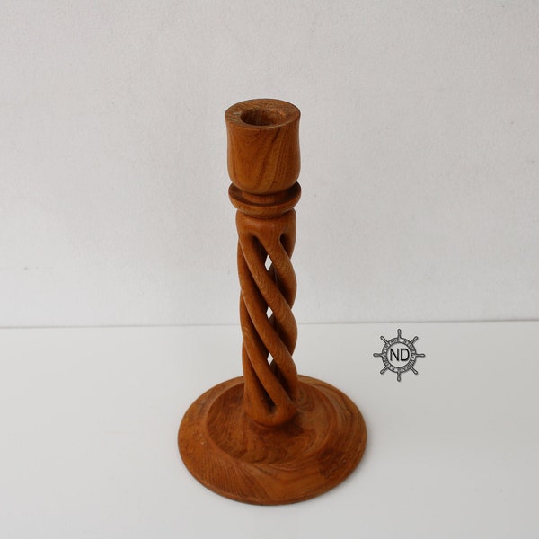 Turned Candle Holder Etsy