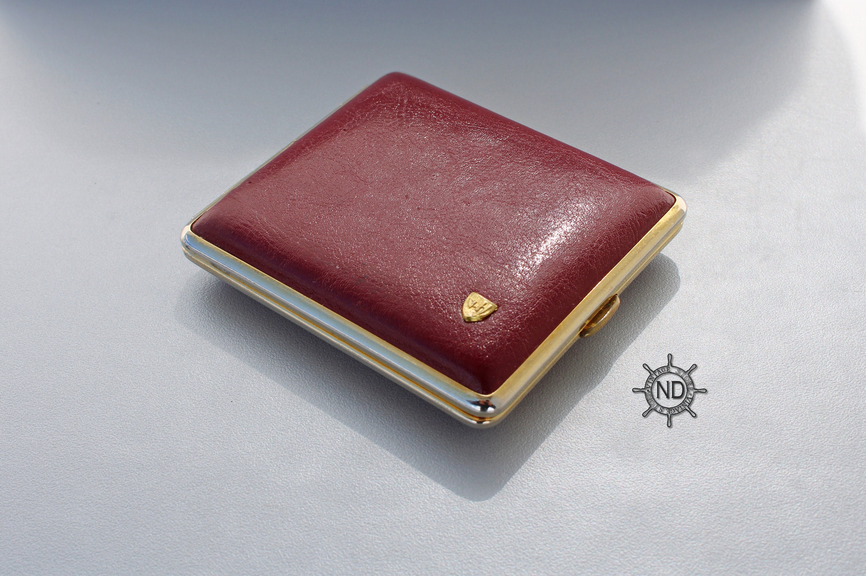 V.H. Luxury Cigarette Case / Tin Cigarette Case / Cigarette Holder / Tobacco  Case / Tin Tobacco Case / Gift for Smokers