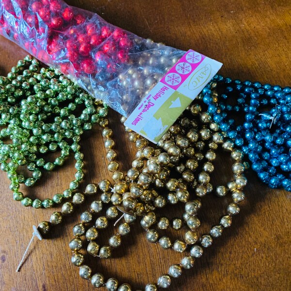 Glass Bead Garland Etsy
