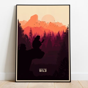 Into the Wild A3 - A4 HIGH RESOLUTION Vector Poster printable Movie Wall Decor Picture Art Print Digital Frame print supertramp 29.7 42 cm