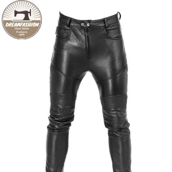 Leather Pants Men - Etsy