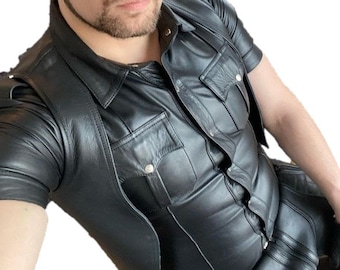 leather vest for men