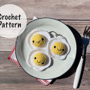 PATRÓN Patrón de huevo frito a crochet