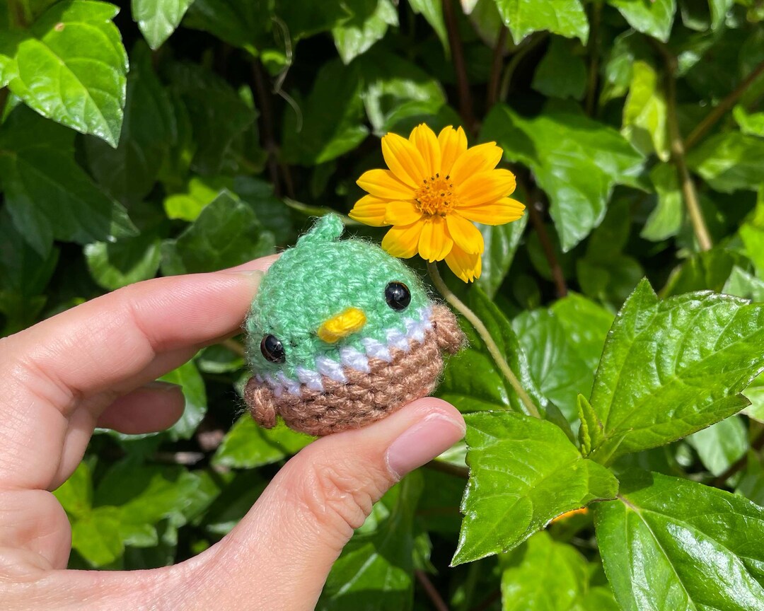 Crochet Mallard Duck Keychain - Etsy