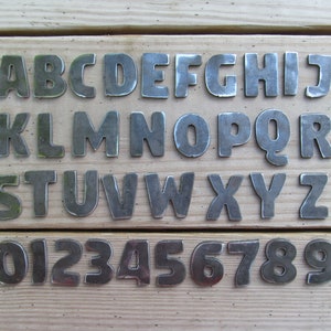 Small Cast Iron Metal Letters for DIY Crafts or Signs 