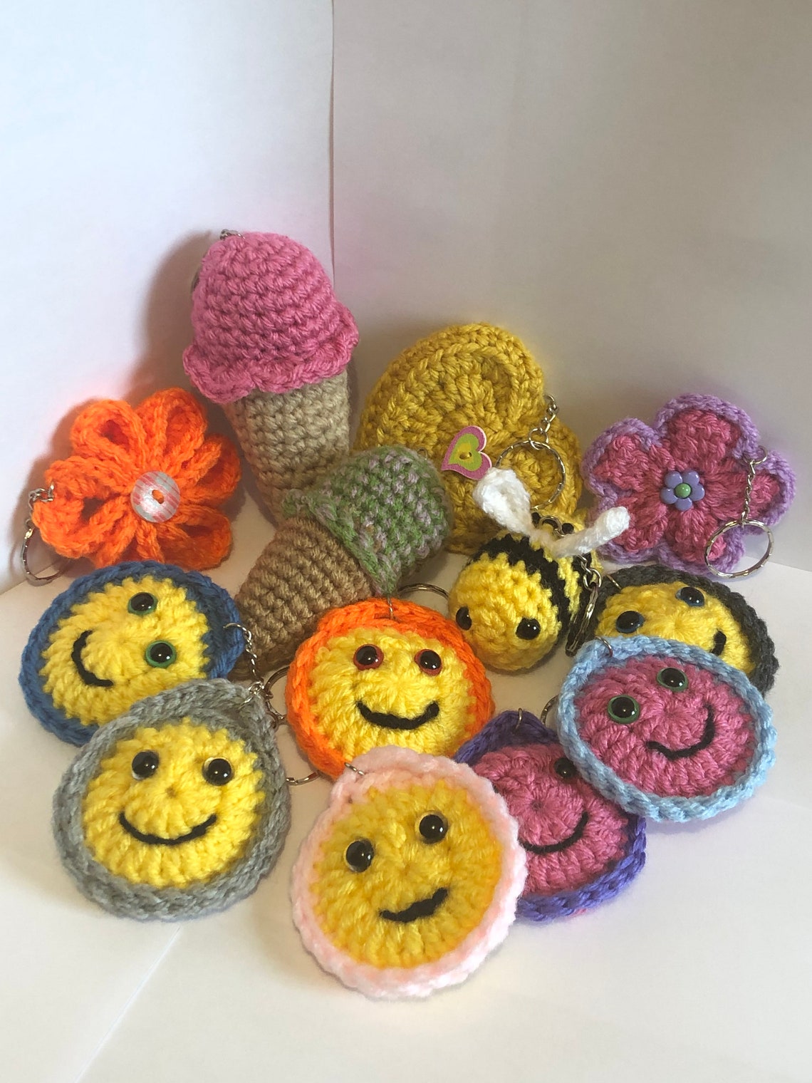 Crochet keyrings Etsy