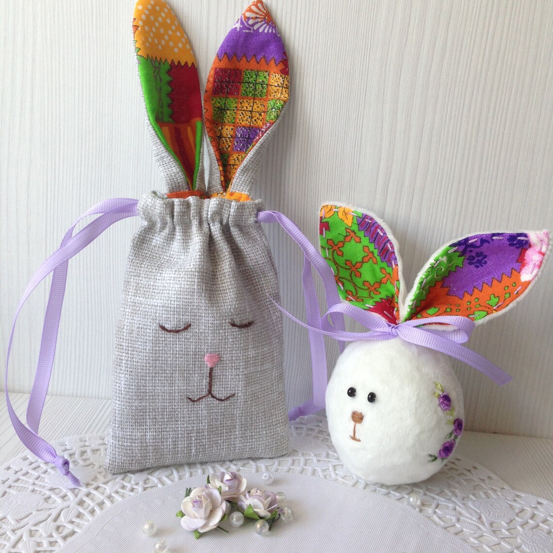 Easter Bunny toy rabbit Easter decor Easter gift kids Etsy