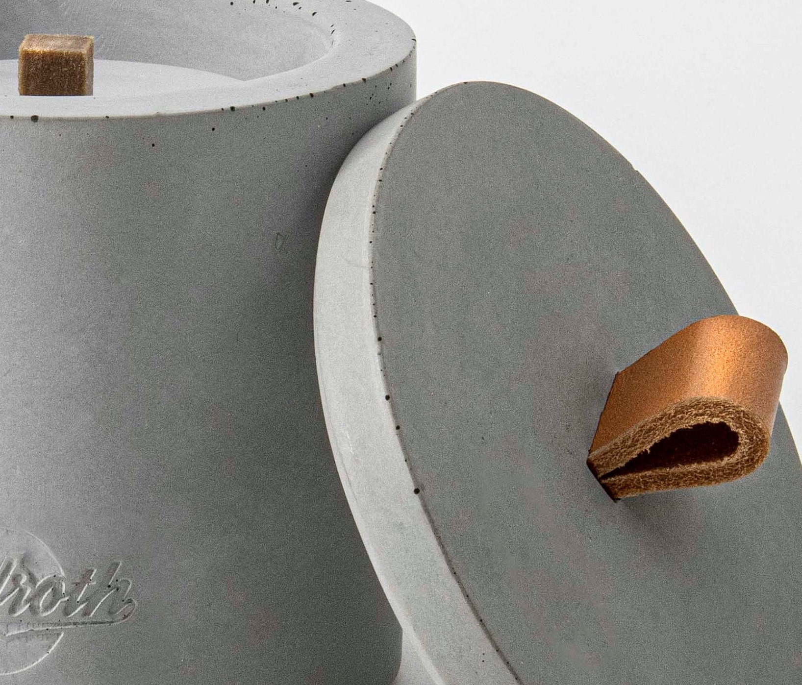 Beton-Outdoor-Feuer Höhe 26 cm Zeitlos wetterfestem | Etsy