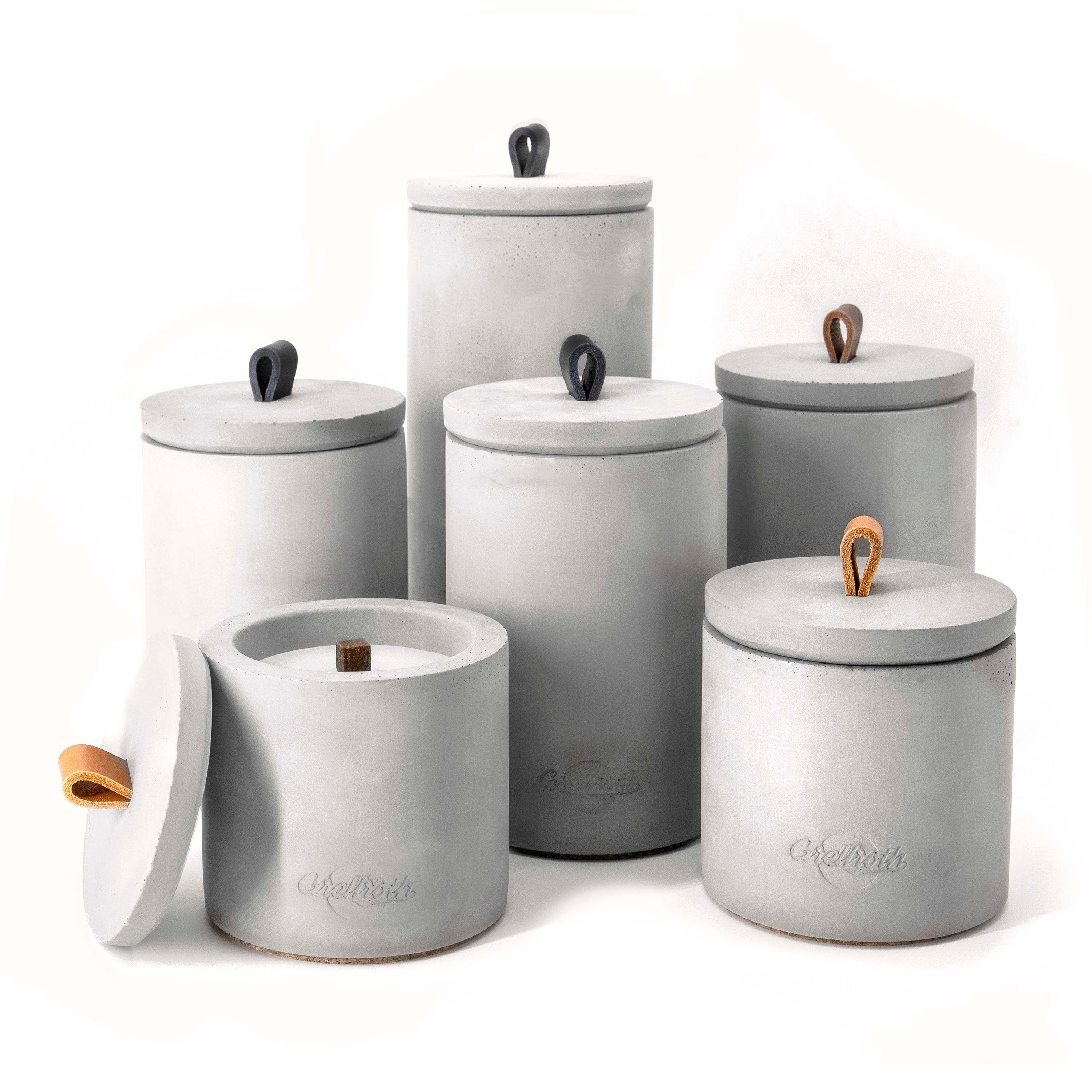 Beton-Outdoor-Feuer Höhe 14 cm mit tollem rot-braunem | Etsy