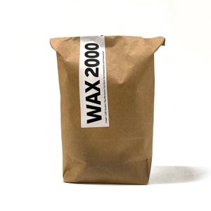 2000 g waskorrels voor buitenvuren en smeltlampen. Zonder palmolie!