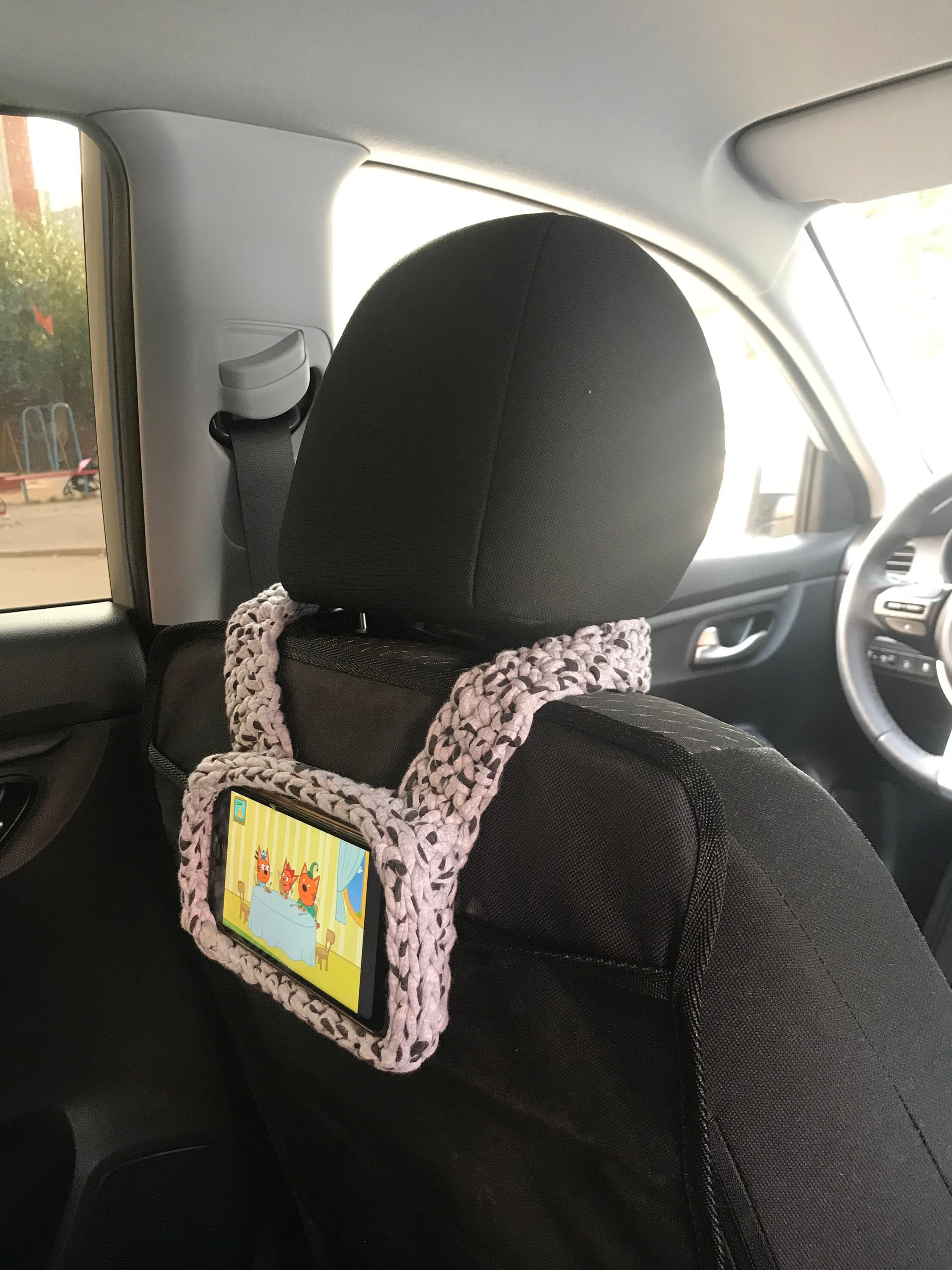 Tablet Halter für Auto Auto Handyhalter Gehäkelte