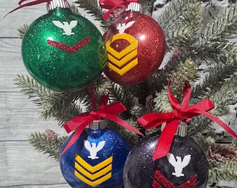 Navy Enlisted Rank Ornaments