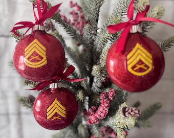 Marine Military Rank Ornaments